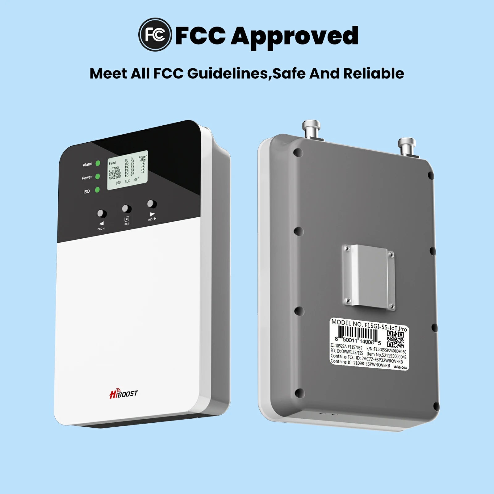 Hiboost Fcc Approved Cell Phone Booster