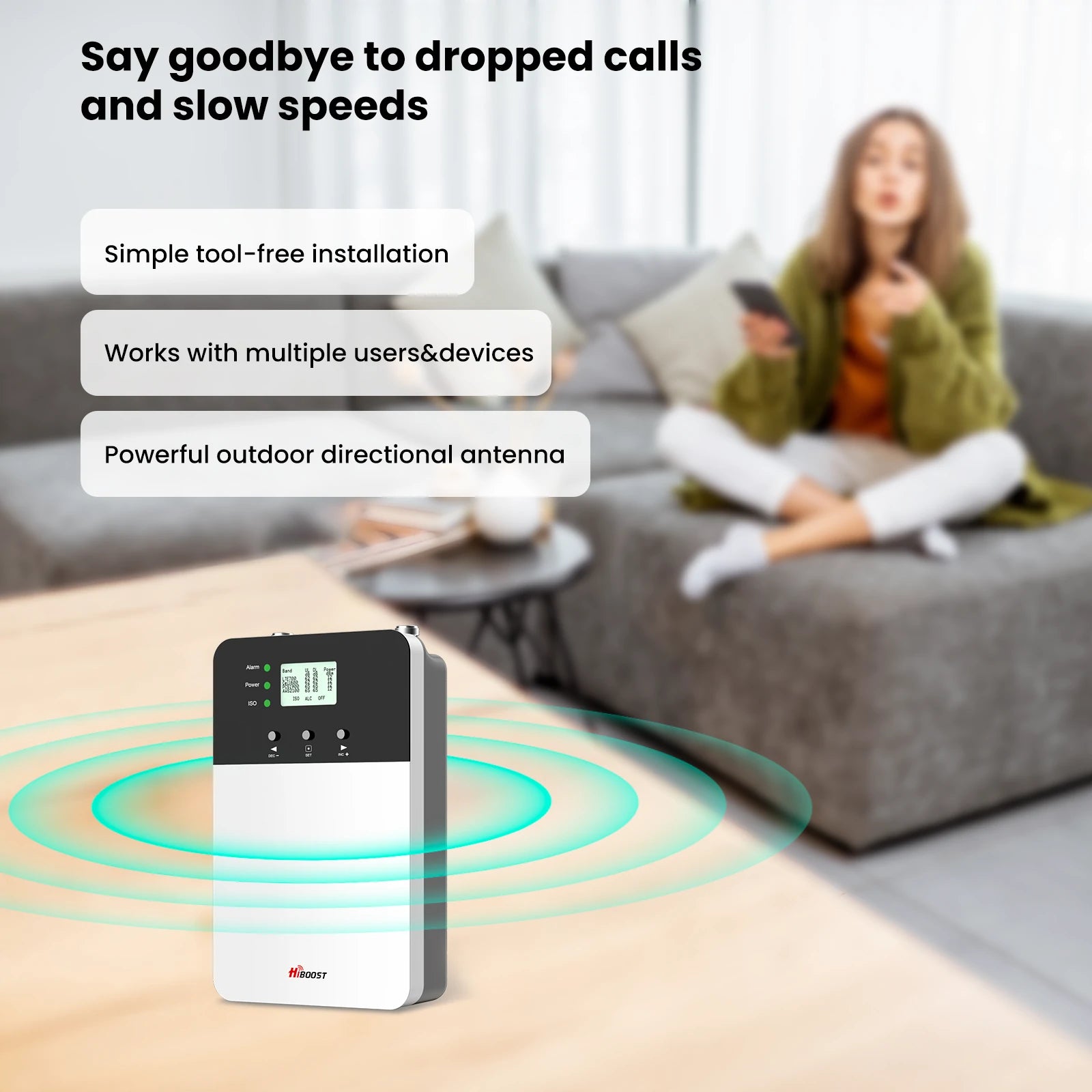 HiBoost 10K Plus Cellular Phone Booster