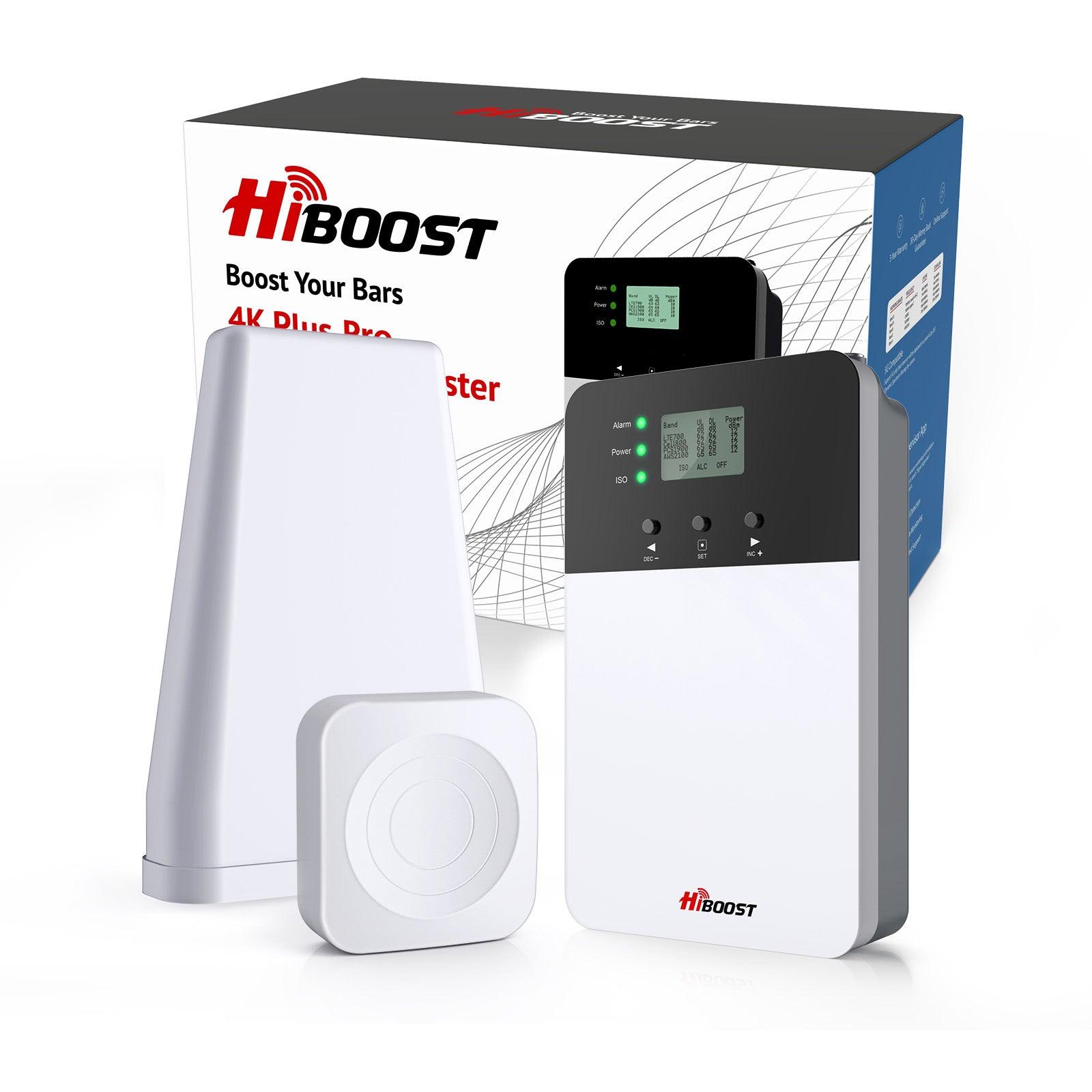 hiboost 4K Plus Pro cell phone signal boosters contents