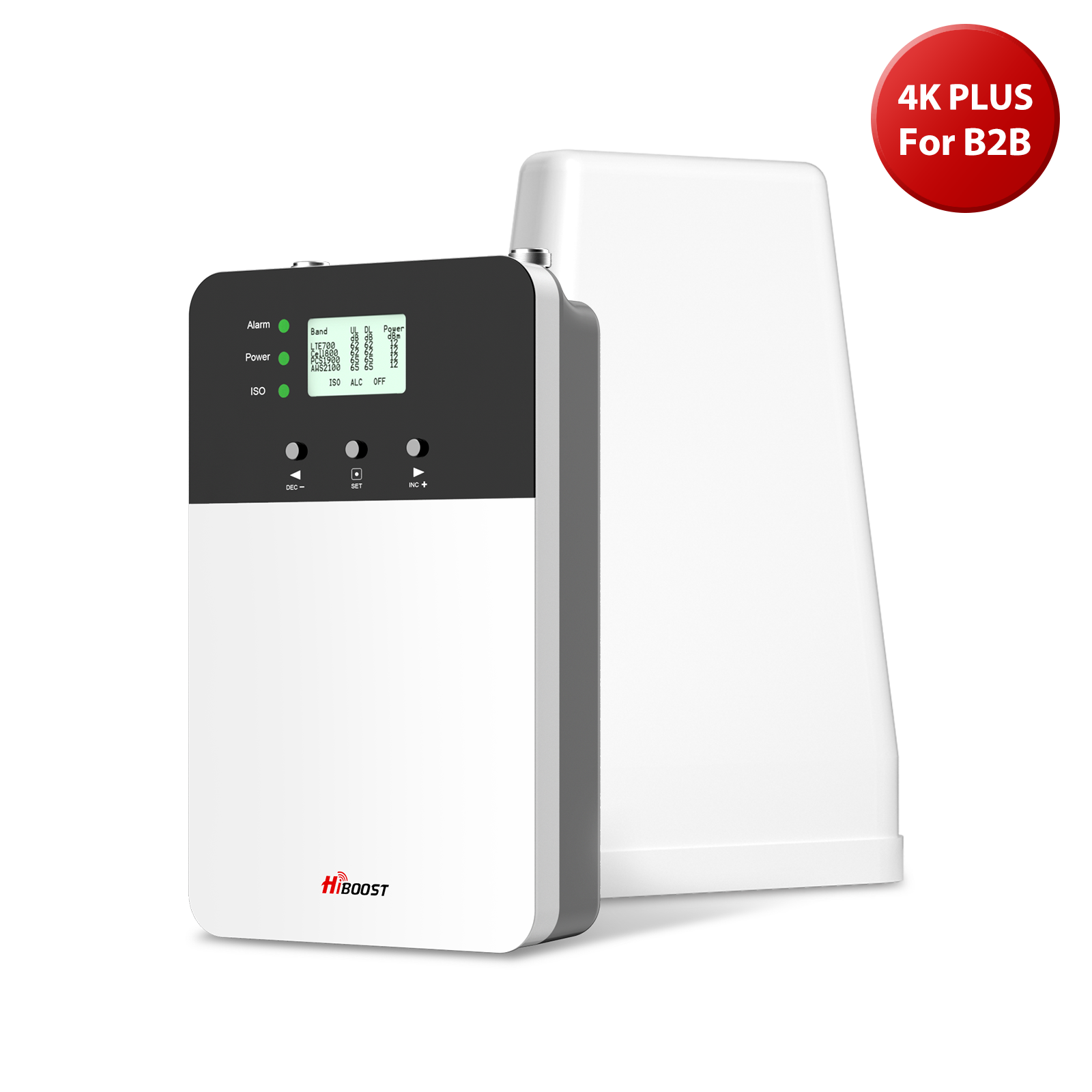 HiBoost 4K Plus Cell Phone Signal Booster Coverage Up to 4,000 sq.ft.
