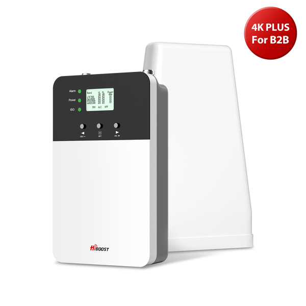 HiBoost 4K Plus Cell Phone Signal Booster Coverage Up to
