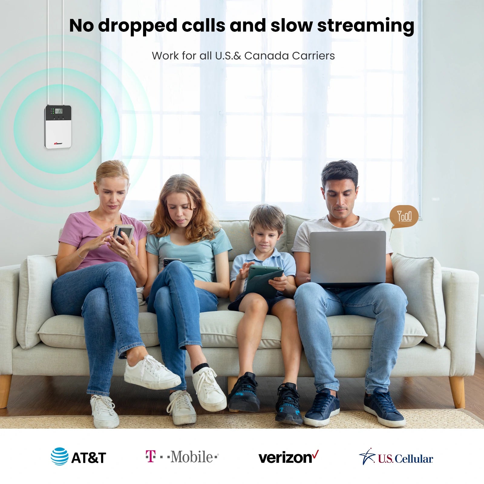 HiBoost 4K Plus Phone Signal Amplifier