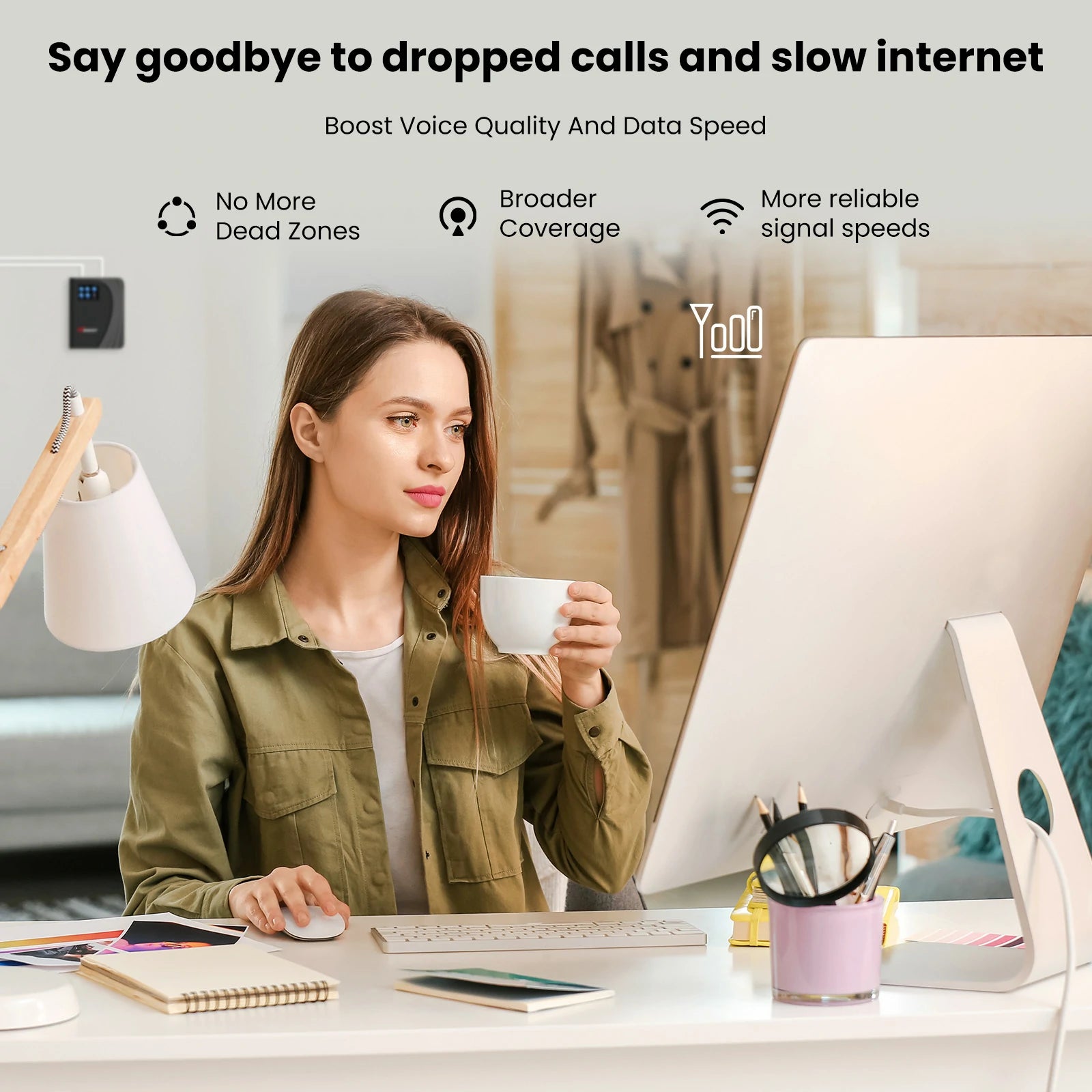 HiBoost 4K Mate Plus Cell Phone Amplifier
