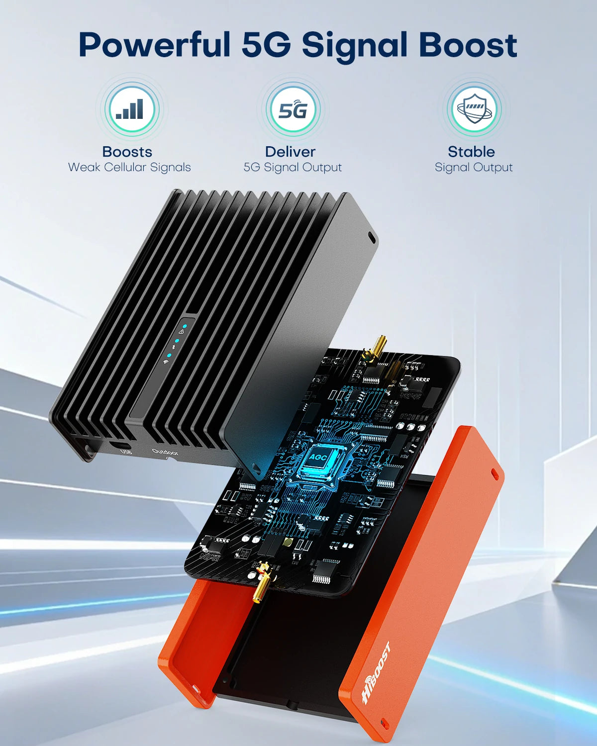 HiBoost Cell Phone Signal Booster for RV
