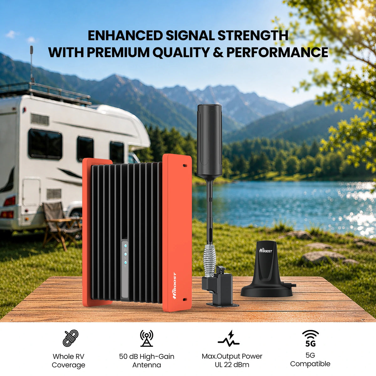 HiBoost Cell Phone Signal Booster for RV