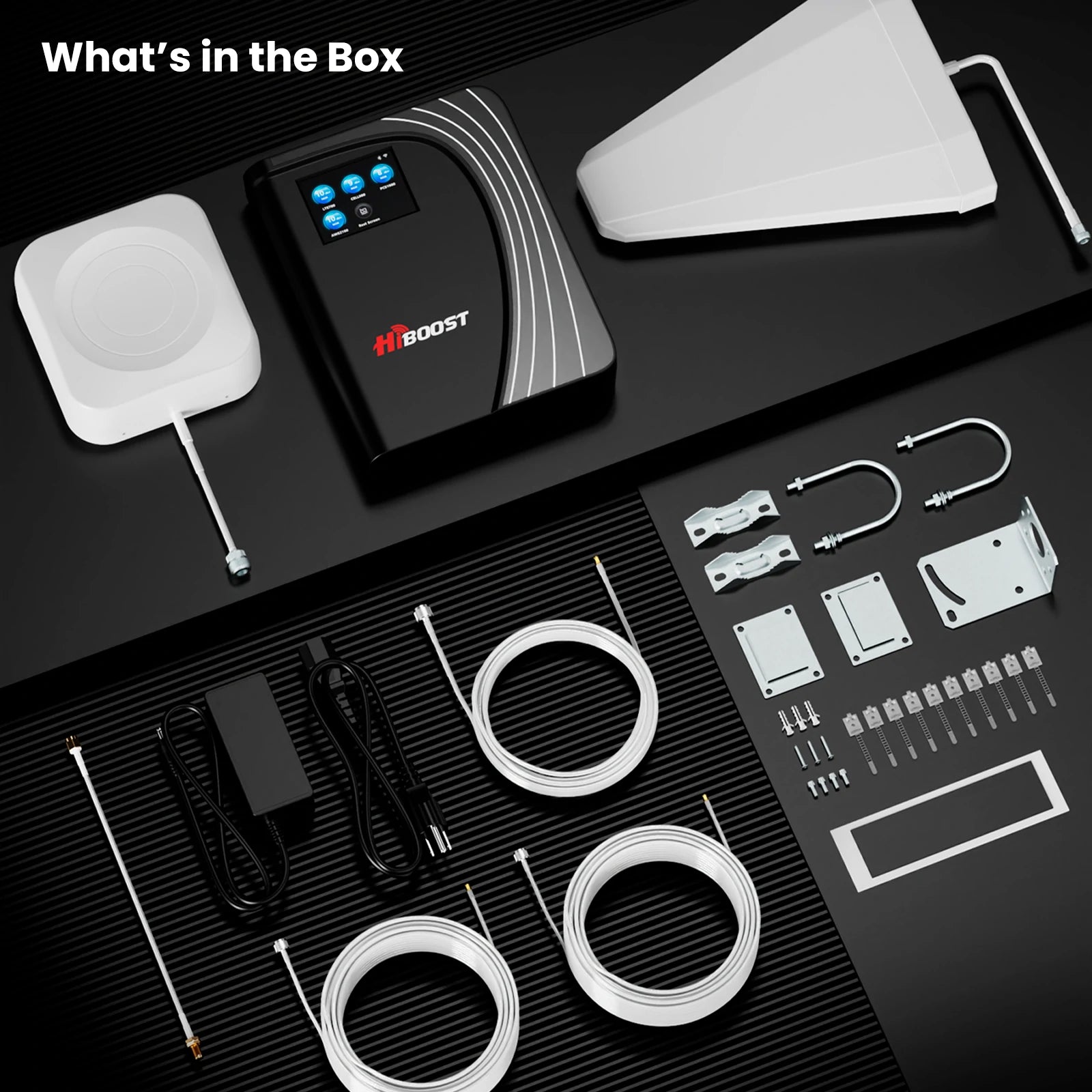 HiBoost 15K Mate Pro Cell Signal Booster Ultra Strong Indoor & Outdoor Coverage HiBoost 15K Mate Pro Cell Signal Booster Ultra Strong Indoor & Outdoor Coverage