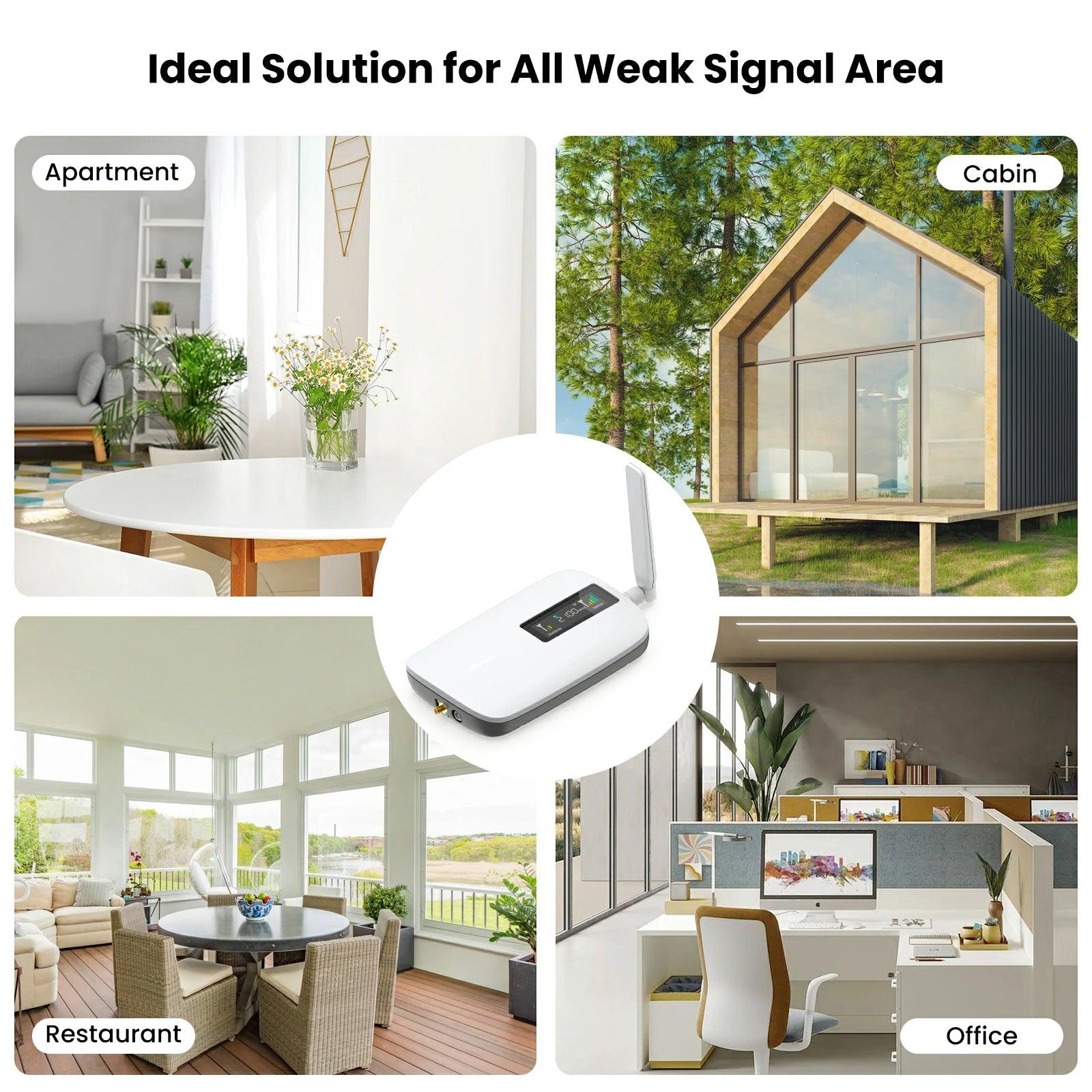 HiBoost Sidekick Cell Signal Booster for Home