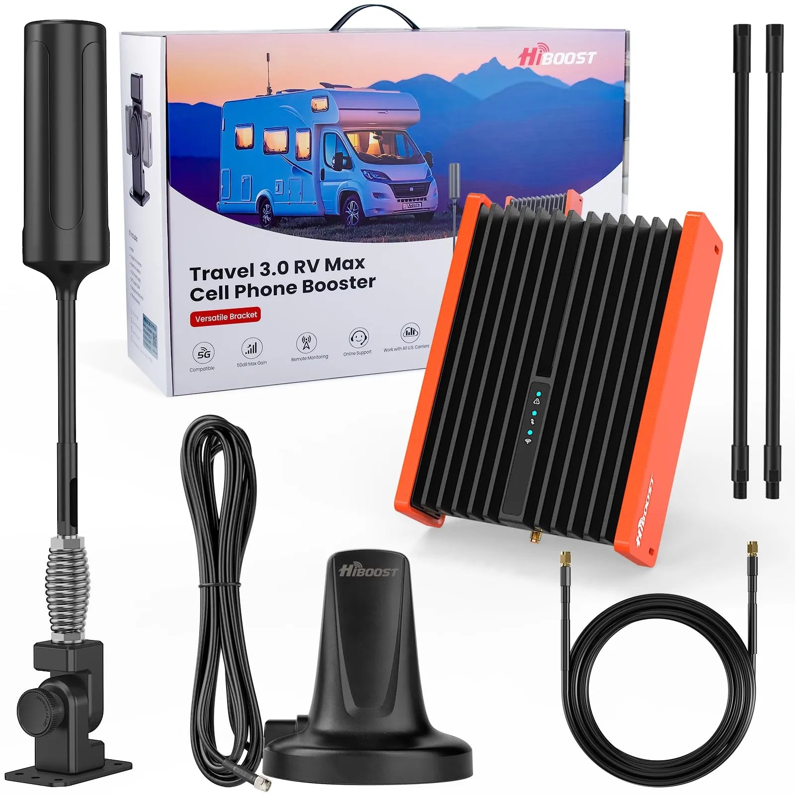 HiBoost Travel 3.0 RV Max Cell Phone Booster HiBoost Travel 3.0 RV Max Cell Phone Booster