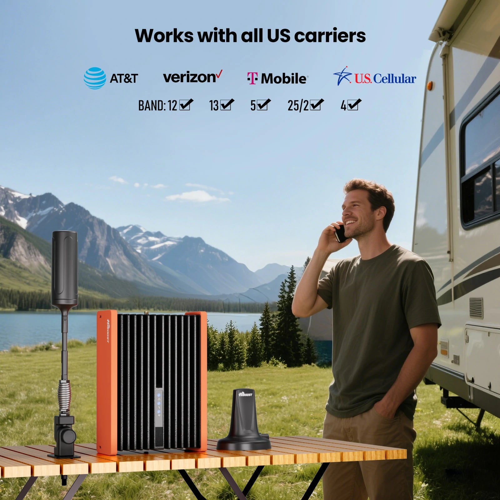 HiBoost Travel 3.0 RV Max Cell Phone Booster