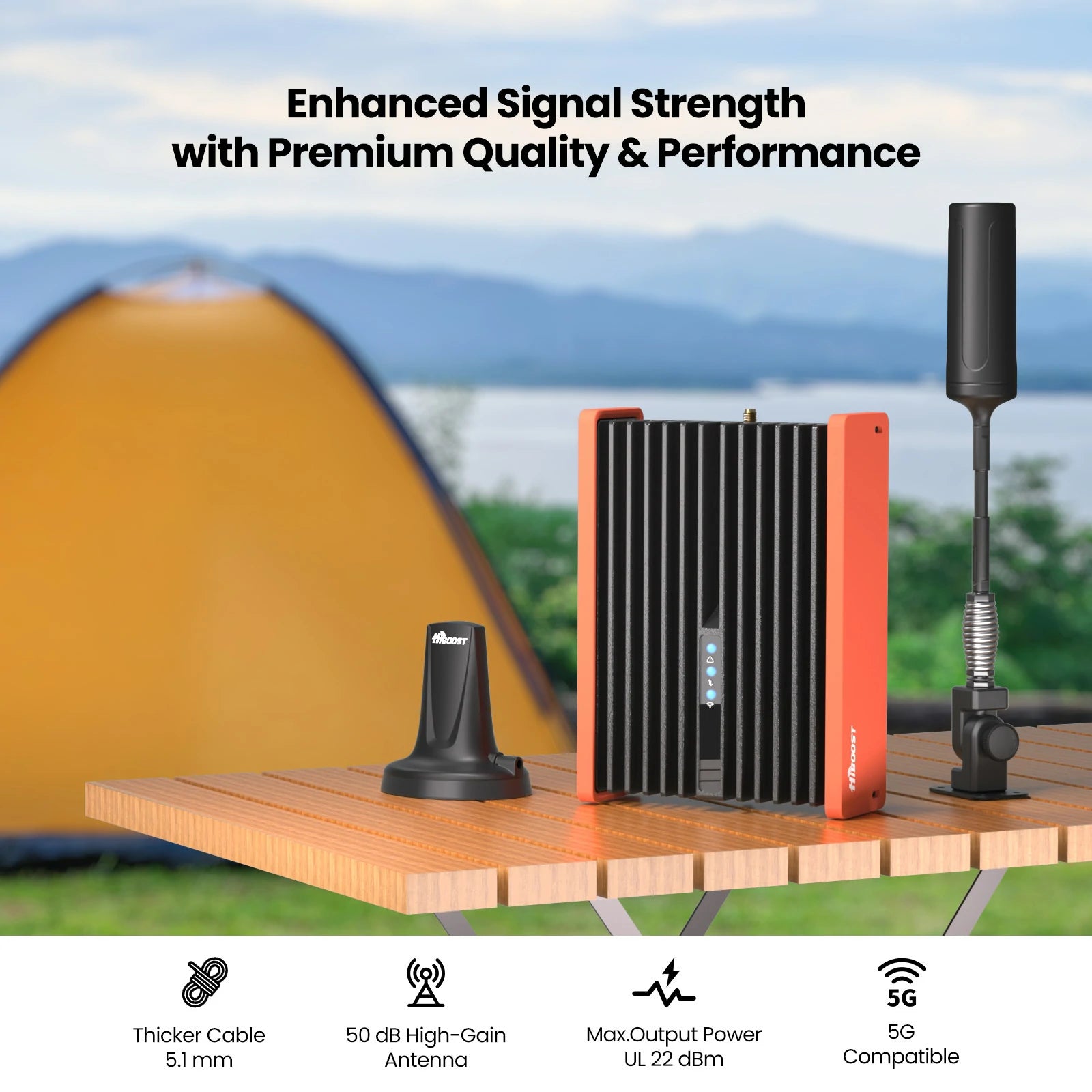 HiBoost Travel 3.0 RV Max Cell Phone Booster