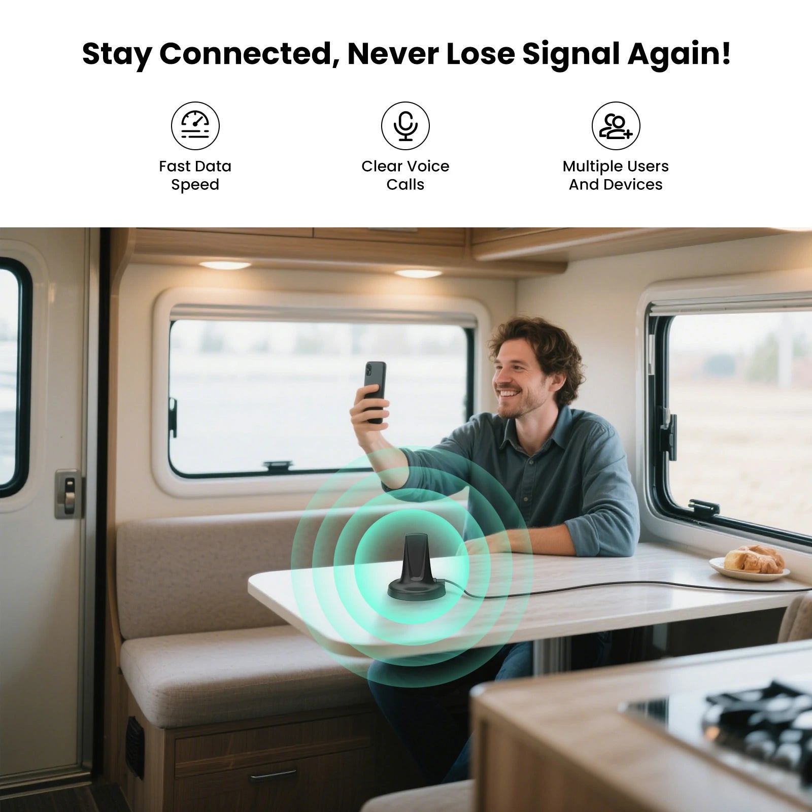 HiBoost Travel 3.0 RV Max Cell Phone Booster