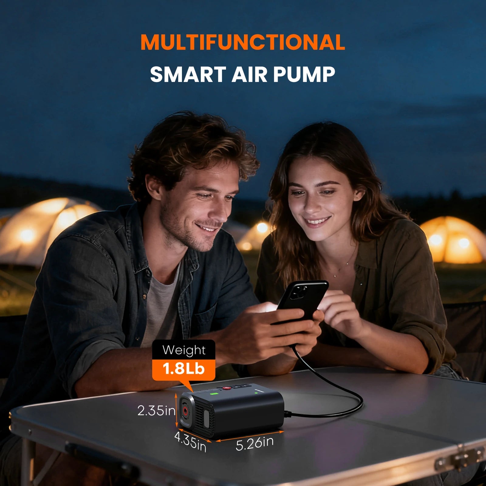 Superbars F1 Portable Smart Air Pump