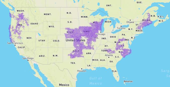 US Cellular Cell Phone Coverage Map