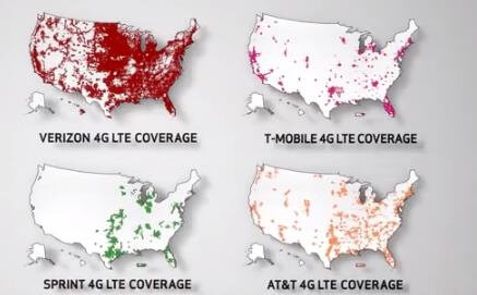 Carrier Coverage Map